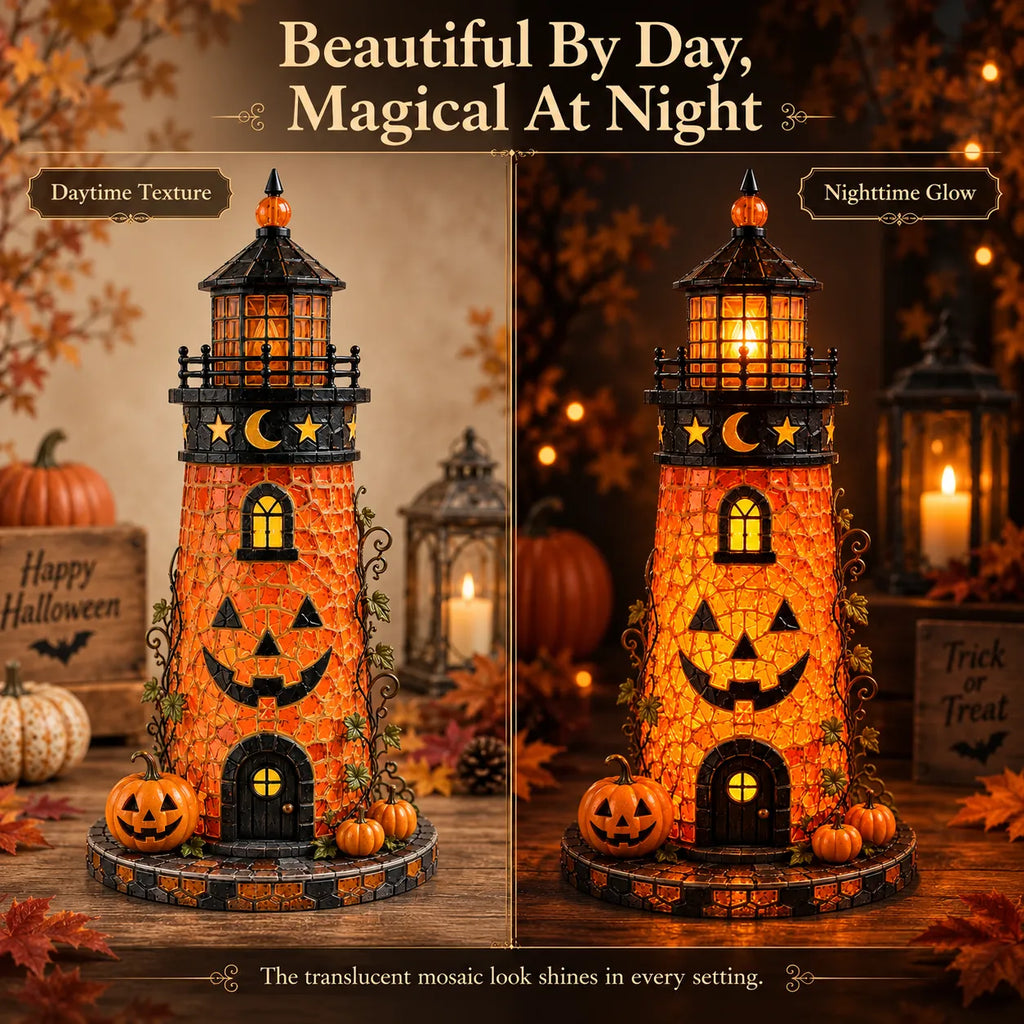 DIY Sea Glass – 🎃Halloween Lighthouse
