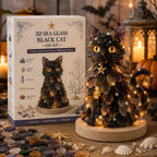 🎃✨Beginner-Friendly DIY Lighted Sea Glass Halloween Character Kit Collection