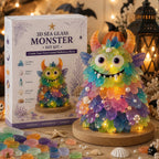 🎃✨Beginner-Friendly DIY Lighted Sea Glass Halloween Character Kit Collection