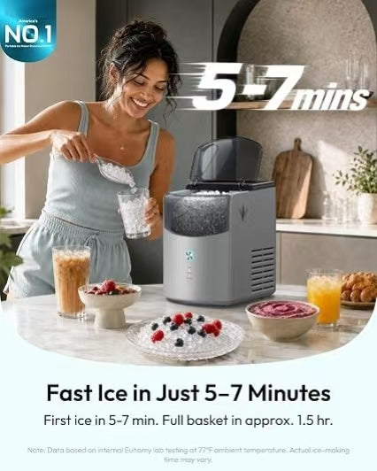 🔥 Special Deal: 2026 Upgraded Countertop Nugget Ice Maker – 35 lbs Sonic Crushed Ice