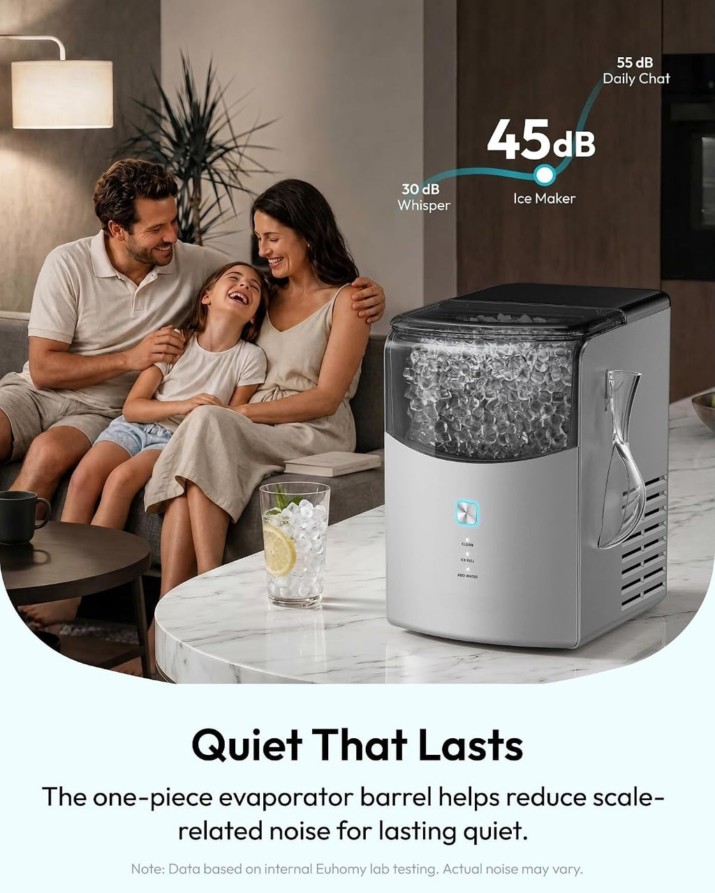 🔥 Special Deal: 2026 Upgraded Countertop Nugget Ice Maker – 35 lbs Sonic Crushed Ice