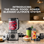 🔥3-in-1 Multifunctional Power Blender – All-in-One Kitchen Blender System with Large Capacity Pitcher, Personal Smoothie Cups & Food Processor Attachments, Powerful Ice Crushing, Chopping, Grinding, Juicing & Dough Making, Easy to Clean