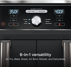 10-Qt Dual Basket Air Fryer – 6-in-1 Multifunctional Cooker, Extra-Large Capacity, Cook Two Foods at Once – Special Price $39.88!