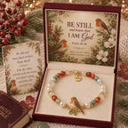 ✝️ Psalm 46:10 Faith Bracelet | Limited Edition 2026 Christian Jewelry with 7 Meaningful Nature Symbols 🤍