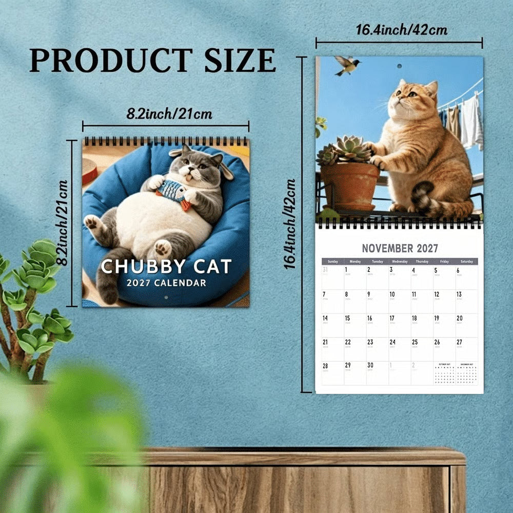 🐈2027 Chubby Cat Calendar