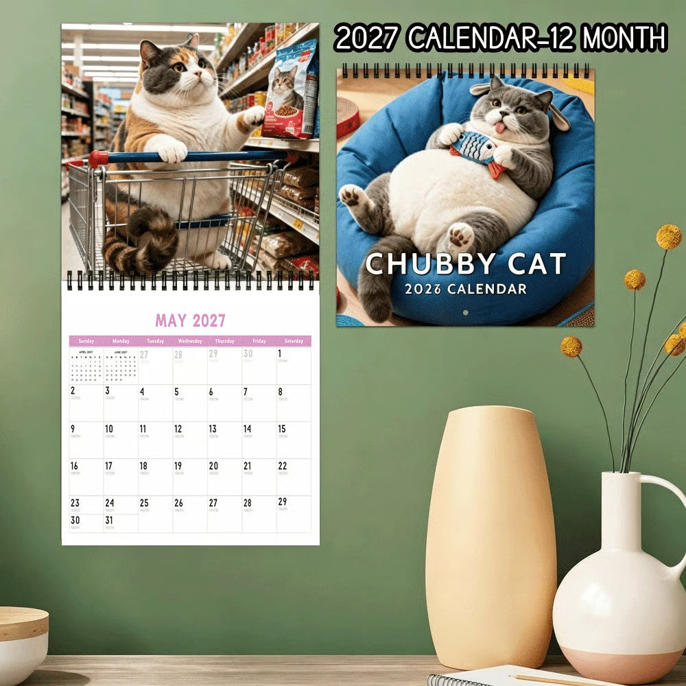 🐈2027 Chubby Cat Calendar