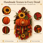 🧶 DIY Seasonal 3D Crochet Door Hanger Kit Collection | Coordinated Yarn, Filling, Accessories & Step-by-Step Instructions Included 💕