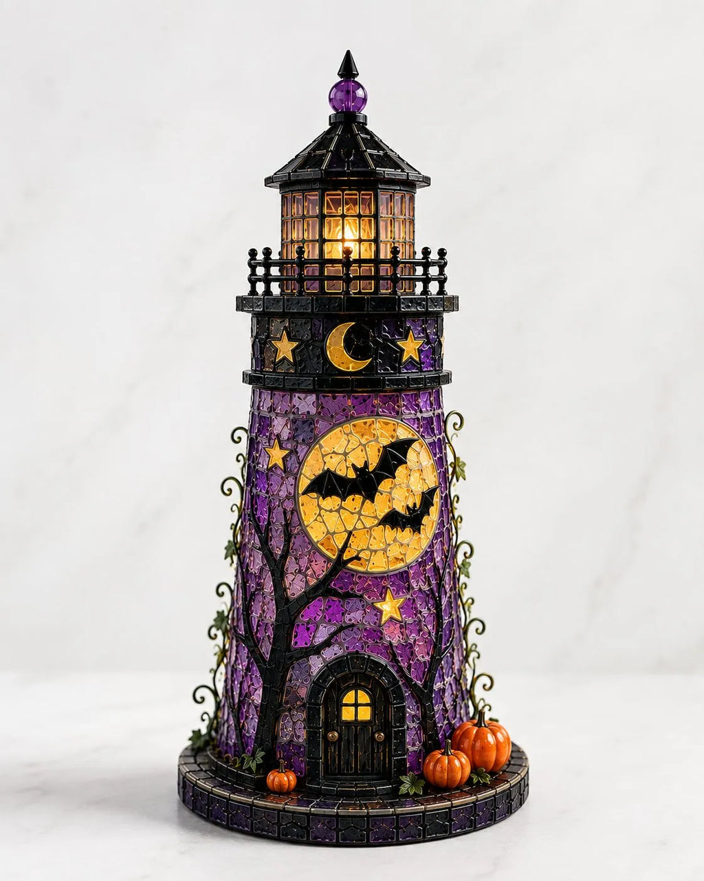 DIY Sea Glass – 🎃Halloween Lighthouse
