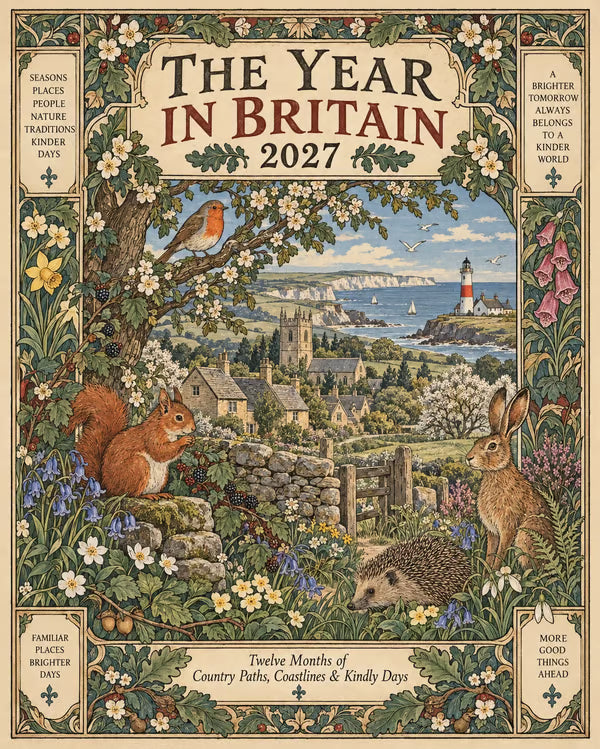 A Year in Britain 2027 – Vintage Storybook Wall Calendar