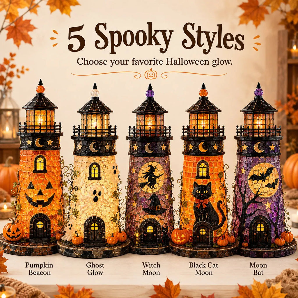DIY Sea Glass – 🎃Halloween Lighthouse