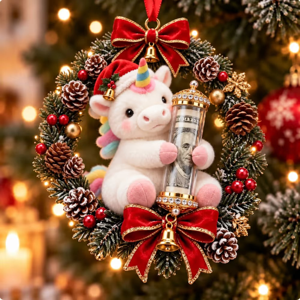 🔥LAST DAY 50% OFF - 🎄 💵 Christmas Cash Gift Ornament - ✨A Fun Way to Give Money This Christmas