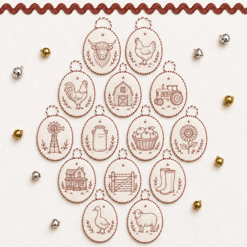⏳ Last Day 49% OFF – 🧵Beginner-Friendly DIY Heirloom Oval Embroidery Ornament Kit Collection | Complete Kit with All Tools & Step-by-Step Guide Included 💕