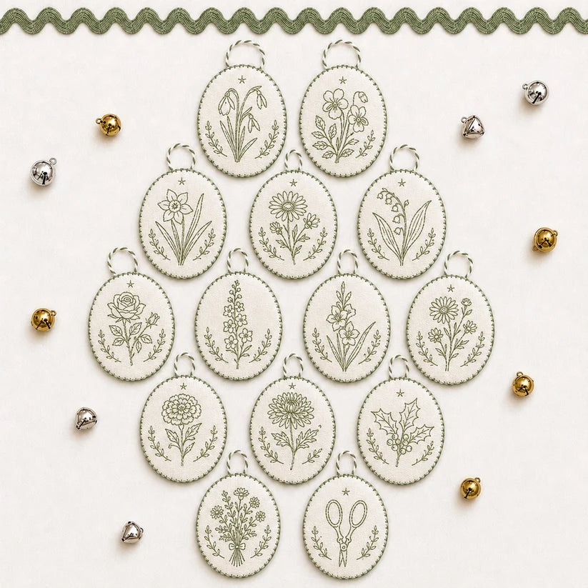 ⏳ Last Day 49% OFF – 🧵Beginner-Friendly DIY Heirloom Oval Embroidery Ornament Kit Collection | Complete Kit with All Tools & Step-by-Step Guide Included 💕