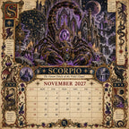 📅✨Calendario del Grimorio Zodiacal 2027™ | 12 signos, 12 capítulos prohibidos