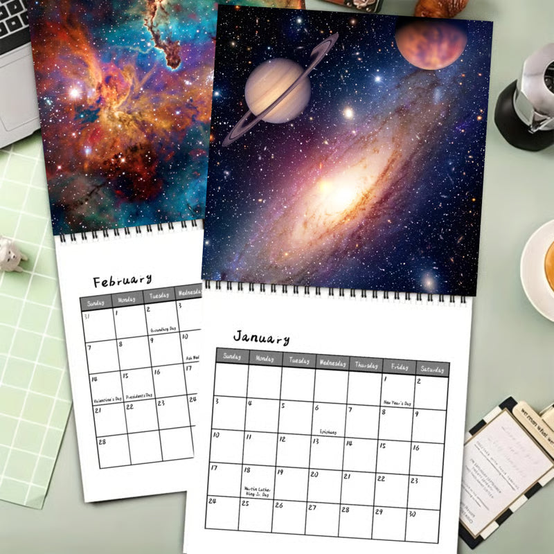 🚀 2027 Space Wall Calendar – 12 Months of Stunning Cosmic Views & Breathtaking Celestial Wonders