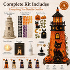 DIY Sea Glass – 🎃Halloween Lighthouse