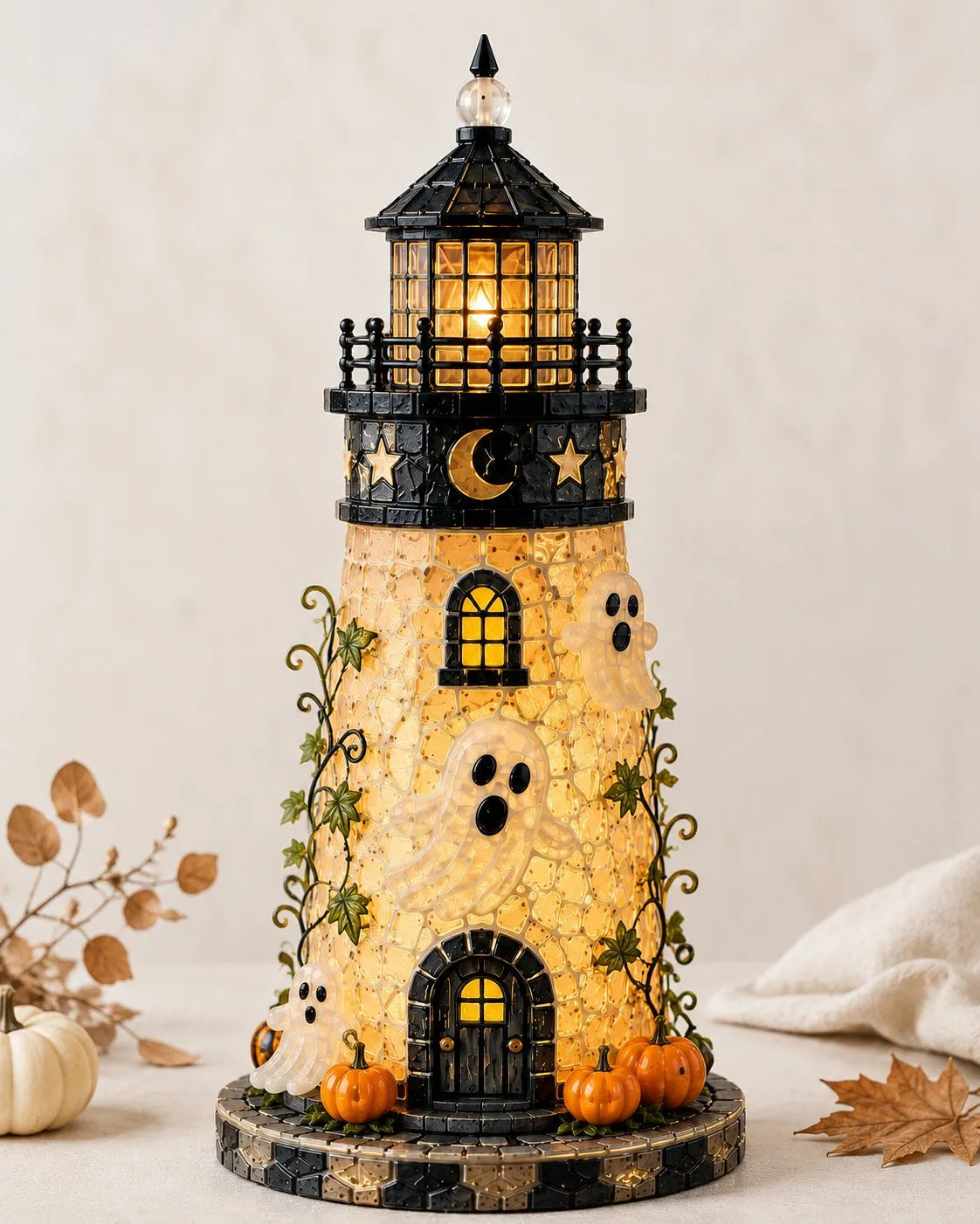 DIY Sea Glass – 🎃Halloween Lighthouse