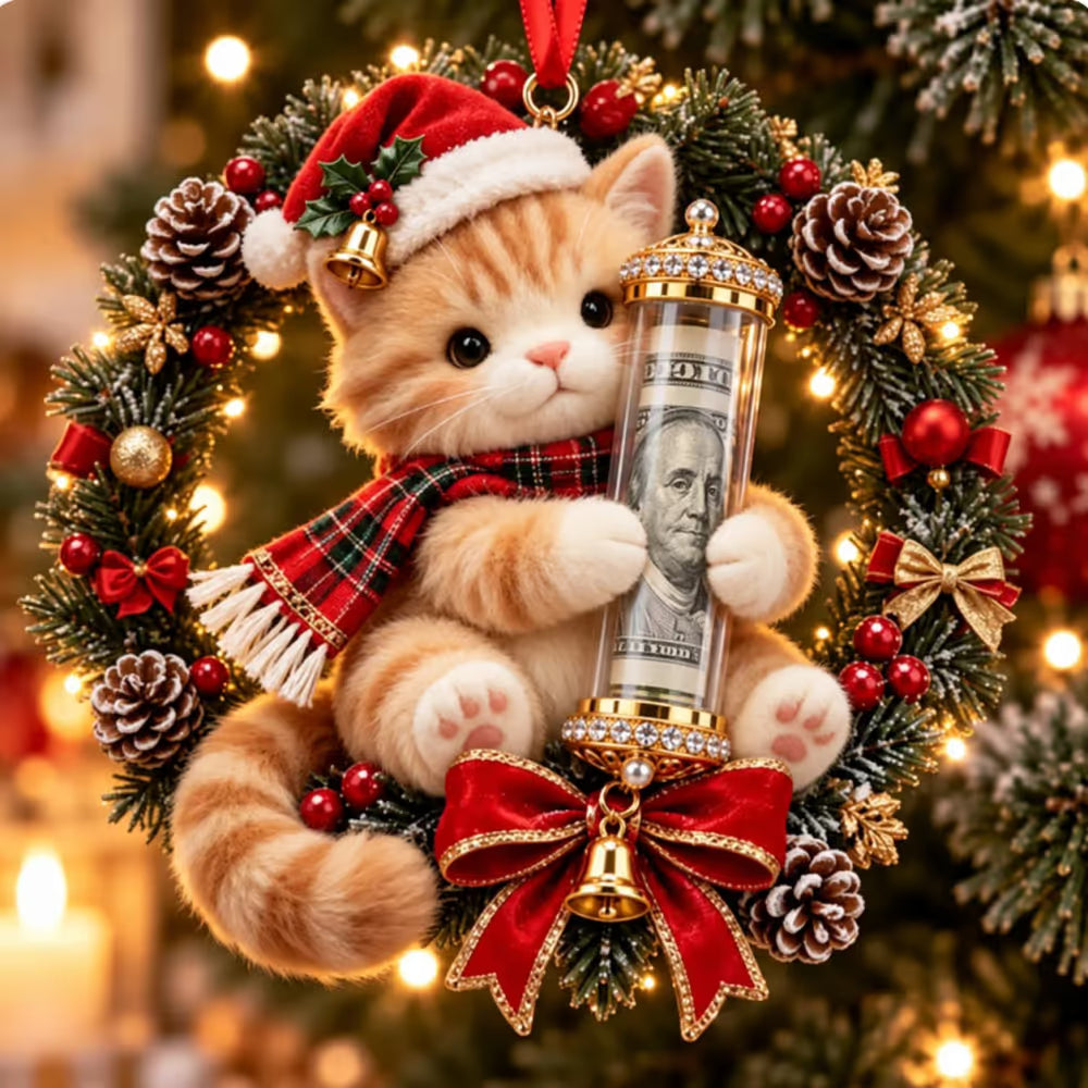 🔥LAST DAY 50% OFF - 🎄 💵 Christmas Cash Gift Ornament - ✨A Fun Way to Give Money This Christmas