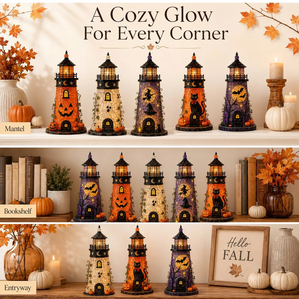 DIY Sea Glass – 🎃Halloween Lighthouse