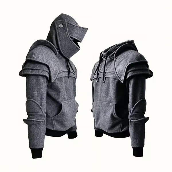 Knight Cosplay Hoodie – Medieval Fantasy Streetwear Pullover!