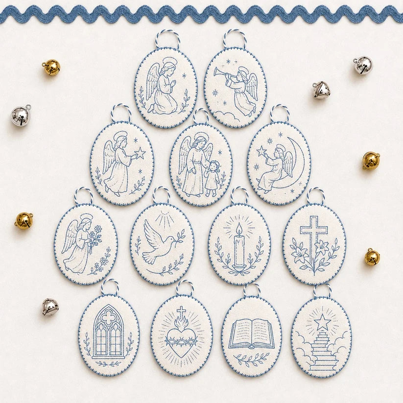 ⏳ Last Day 49% OFF – 🧵Beginner-Friendly DIY Heirloom Oval Embroidery Ornament Kit Collection | Complete Kit with All Tools & Step-by-Step Guide Included 💕