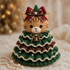 🔥🎄Crochet Animal Christmas Tree DIY Kit – Stitch a Little Christmas Magic（Material kit (not finished product)