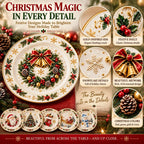 Christmas Dinner Plate Collection – 6 Festive Holiday Designs
