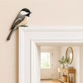 Wooden Chickadee Door Topper