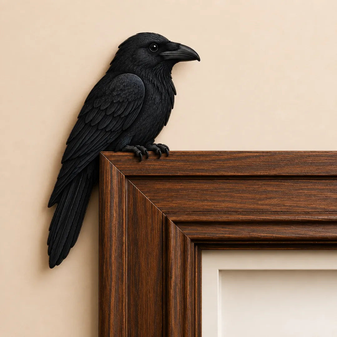 Wooden Chickadee Door Topper