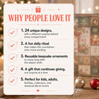 2026 Music Lovers’ Advent Calendar – 24 Unique Musical Instrument Christmas Tree Miniatures