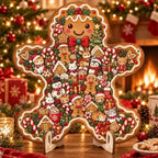 🎄🧩 Wooden Christmas Puzzle with Stand — 8 Festive Designs to Build & Display