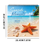 🏖️2027 Beach Starfish Calendar - 12 Months of Gorgeous Seaside Portraits & Calm Ocean Moments