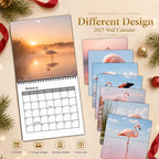 🦩 2027 Flamingo Calendar – 12 Months of Elegant Flamingo Beauty & Tropical Moments