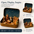 ✝️ Mini Nativity Scene Keepsake Tin — Pocket-Sized Christmas Holy Family Set