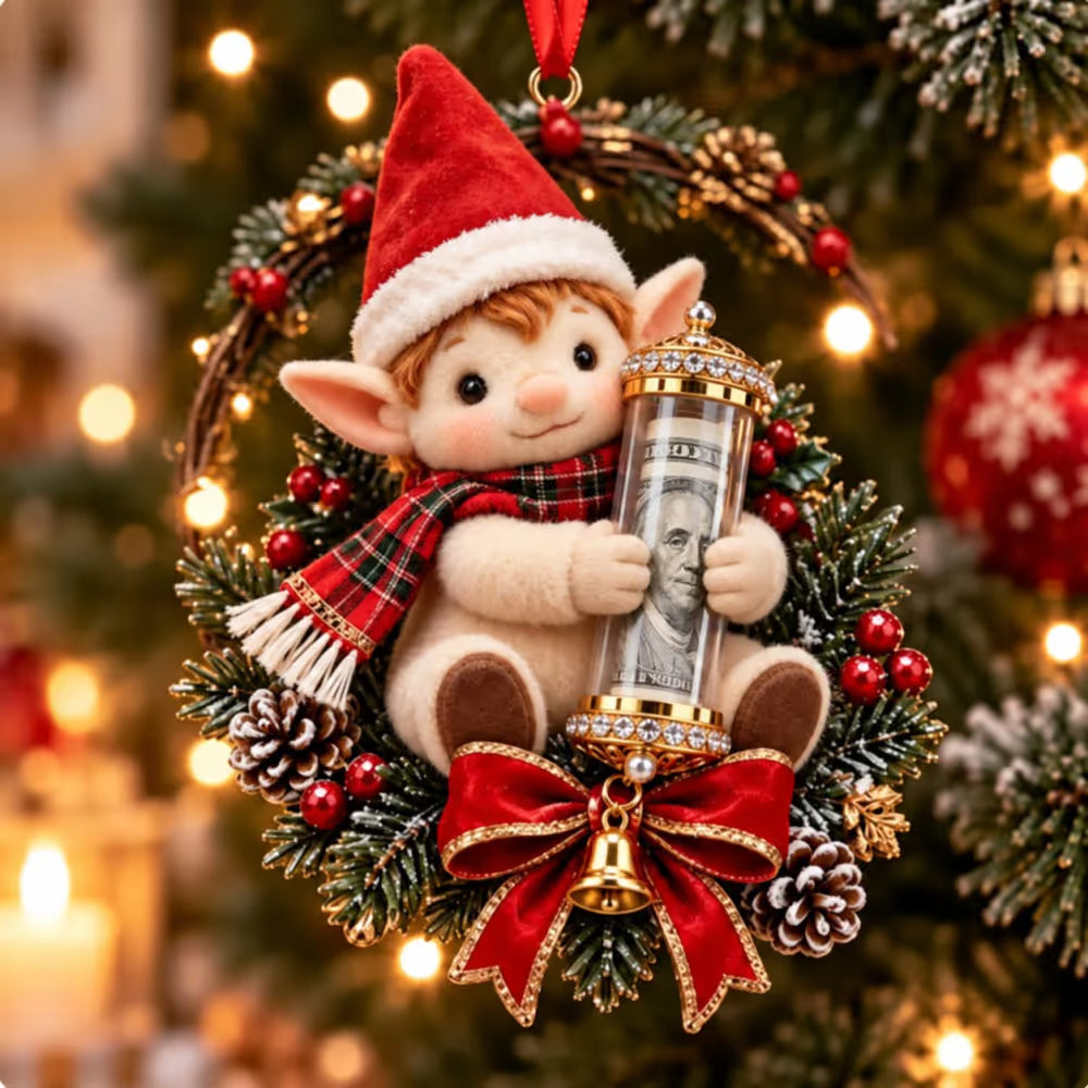 🔥LAST DAY 50% OFF - 🎄 💵 Christmas Cash Gift Ornament - ✨A Fun Way to Give Money This Christmas