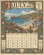 A Year in Britain 2027 – Vintage Storybook Wall Calendar