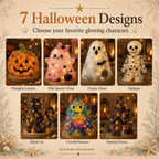 🎃✨Beginner-Friendly DIY Lighted Sea Glass Halloween Character Kit Collection