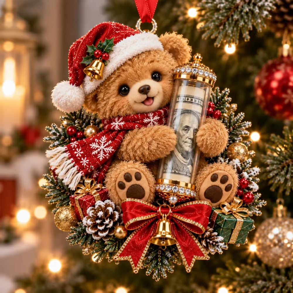 🔥LAST DAY 50% OFF - 🎄 💵 Christmas Cash Gift Ornament - ✨A Fun Way to Give Money This Christmas