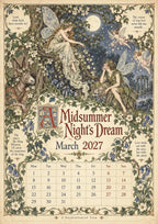 A Shakespearean Year 2027 – 12 Plays Through the Seasons | Vintage Illustrated Wall Calendar