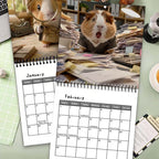 🥰 2027 Cute Guinea Pig Wall Calendar, Monthly Decor And Gift