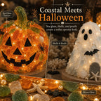 🎃✨Beginner-Friendly DIY Lighted Sea Glass Halloween Character Kit Collection