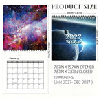 🚀 2027 Space Wall Calendar – 12 Months of Stunning Cosmic Views & Breathtaking Celestial Wonders