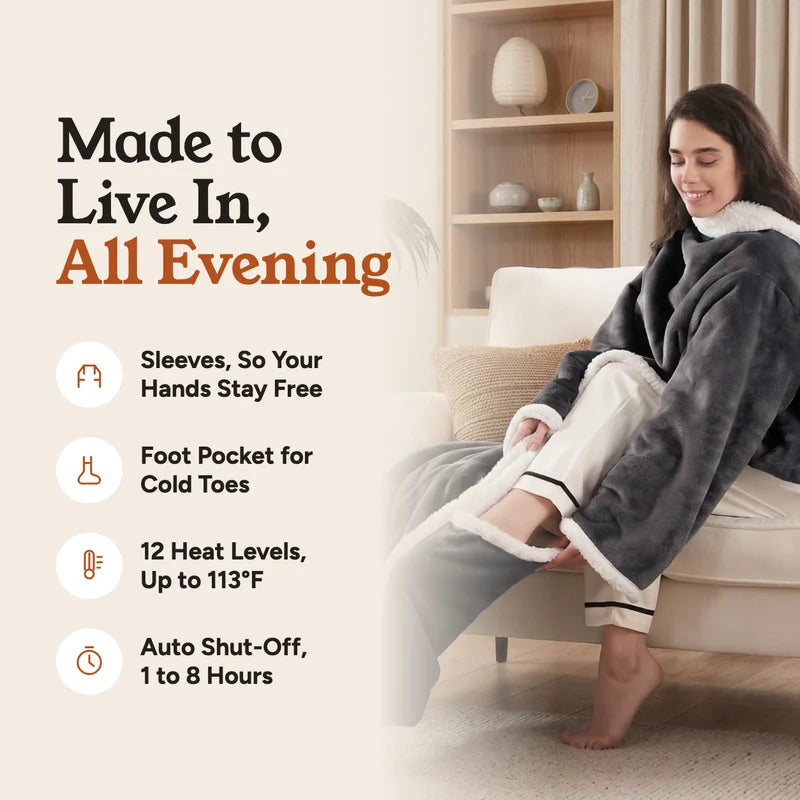 🔥 Limited-Time Deal: Wearable Heated Blanket